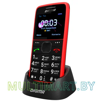 Мобильный телефон Digma Linx S220 (красный)